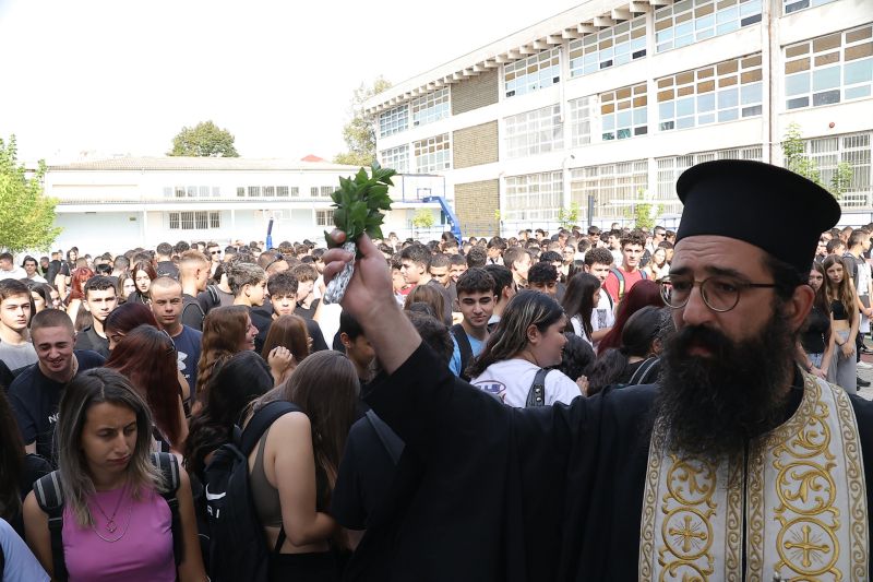Αγιασμοί για τη νέα σχολική χρονιά στη Δράμα